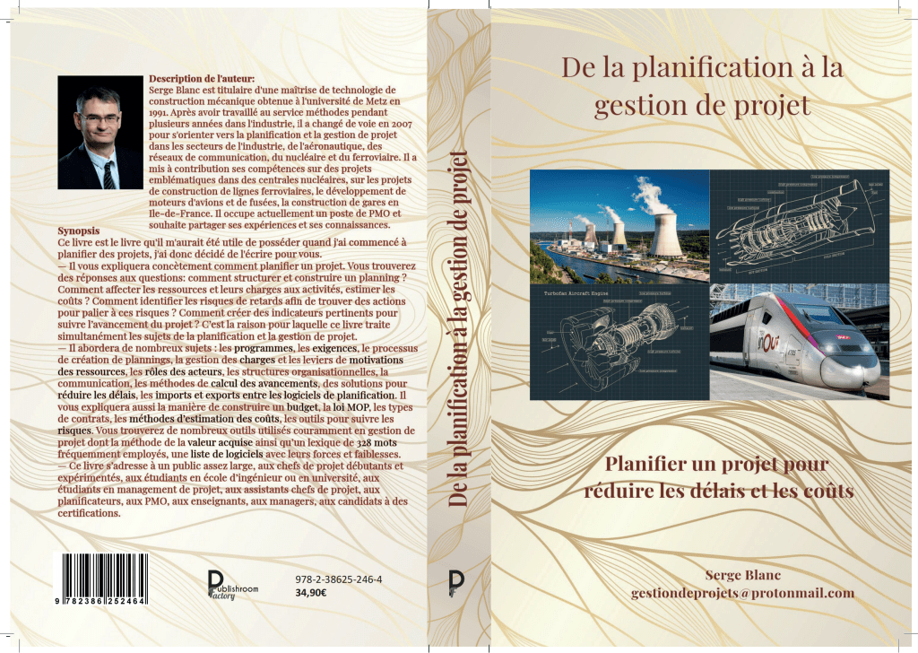 Livre &laquo;&nbsp;De la planification à la gestion de projet&nbsp;&raquo;